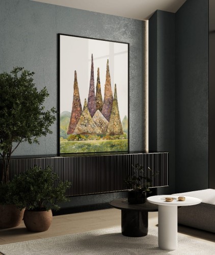 ZIELEŃ POD PARASOLAMI - Fine Art