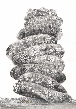SERPENTYNA - akwarela 70x100