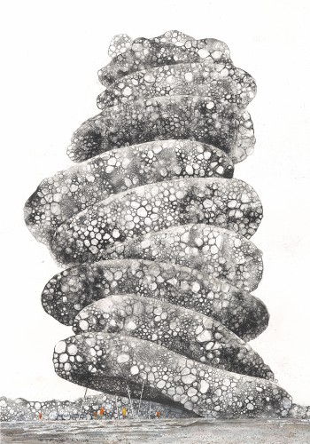 SERPENTYNA - akwarela 70x100
