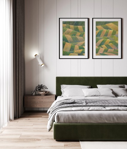 PAGÓRKI - wydruk Fine Art, dyptyk